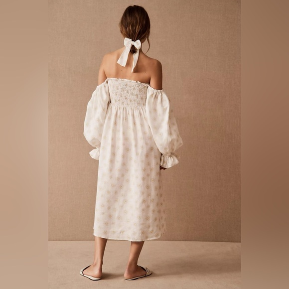 The Sleeper Atlantic Linen Daisy Dress - Picture 3 of 6